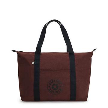 Kipling Art Medium Lite Tote Bags Mahogany | AU 1451EB